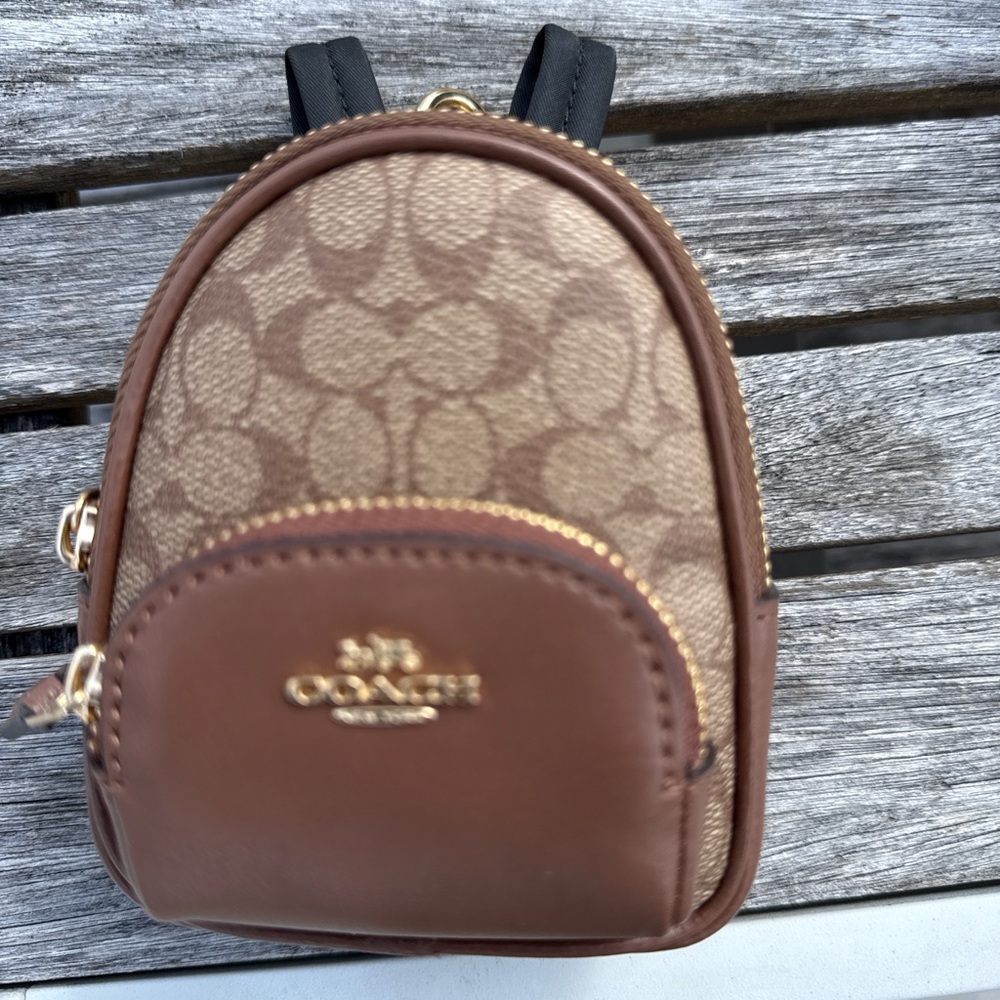 Coach Brown Mini Backpack